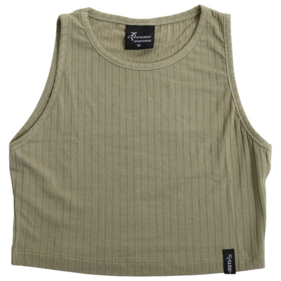 Target Παιδική αμάνικη μπλούζα Crop Tank Rib Viscose Top ''Rib Viscose''